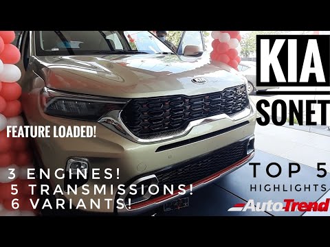 2020 Kia Sonet - Top 5 Highlights !