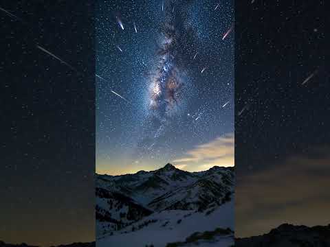 Cosmic Dreams Over the Peaks ✨