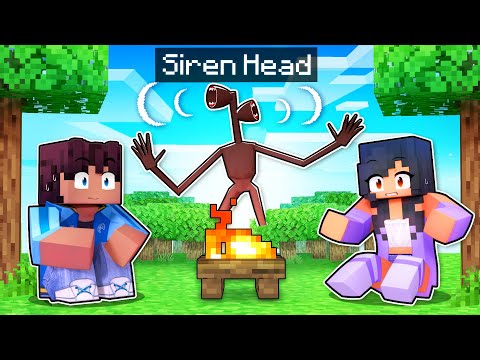 4 NIGHTS With SIREN HEAD In Minecraft!
