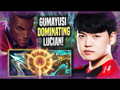 GUMAYUSI DOMINATING WITH LUCIAN! - T1 Gumayusi Plays Lucian ADC vs Xayah! | Season 2022
