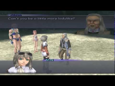 Xenosaga III HD Cutscene 119 - Mai's Feelings (Dabrye Mine Exit) - ENGLISH - SWIMSUIT MODE