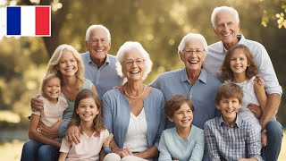 French Family Vocabulary Flashcard Videos