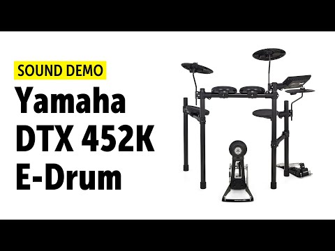 Yamaha DTX 452K E-Drum Sound Demo