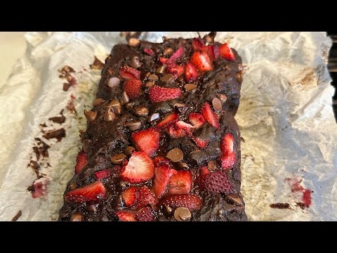 Making Chocolate Strawberry Banana Bread!