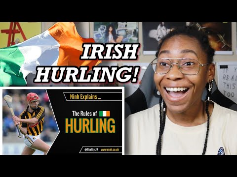AMERICAN REACTS TO THE RULES OF IRISH HURLING! 😳 FIRST REACTION TO HURLING!
