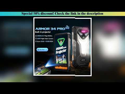 Hot Picks ?World Premiere?Ulefone Armor 34 Pro 5G AI Rugged Phone 25500mAh Up to 32GB+512GB Built-i