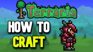 How to Make a Crimson Armor Set in Terraria (Quick Tutorial)