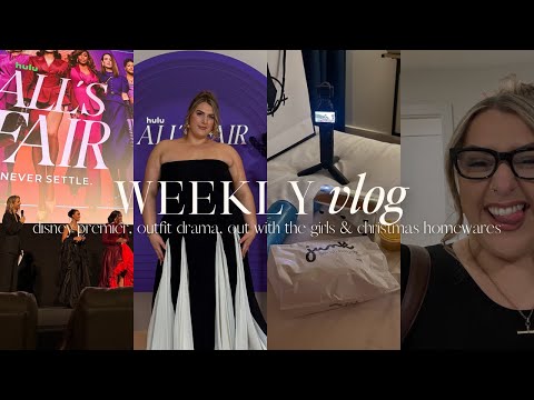 weekly vlog...london premier, meeting kim k & dinner with 5 strangers