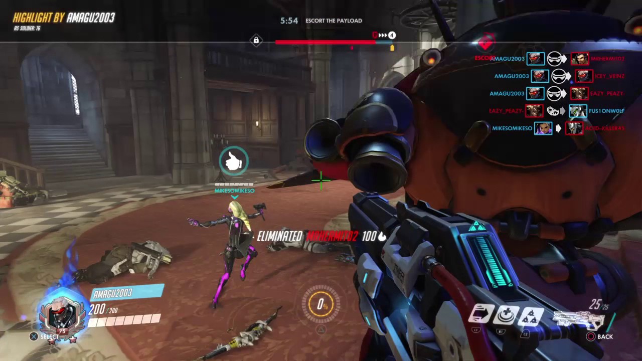 Overwatch: When Sombra gets that EMP just right...