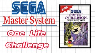 Master System One Life Challenge Castle of Illusion