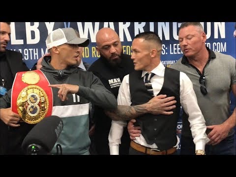 HEATED: Lee Selby v Josh Warrington separated at final face off