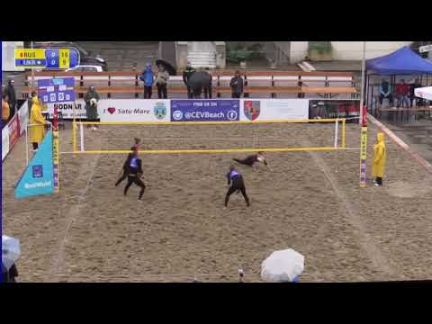 Bechvolley-Kholomina/Motrich vs. Makhno/Makhno Ir -2017 CEV Satellite-Satu Mare