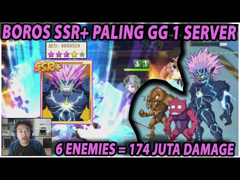 🔥🔥SSR+ BOROS WITH DUAL NIGHT THIEVES PALING GG! [29JUTA PER ENEMY] - ONE PUNCH MAN:The Strongest