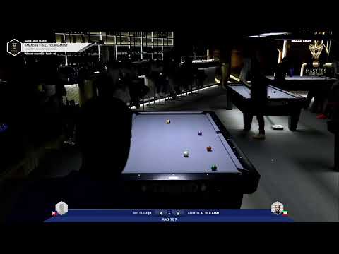 AHMED AL DULAIMI VS WILLIAM JR 9 BALL RACE TO 7 .