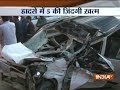5 people killed in a collision between a truck and a car at Greater Noida