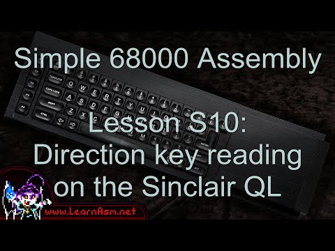 Direction key reading on the Sinclair QL - Lesson S10