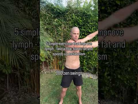 5 simple exercises for Fascia - Lymph flow, fat burning and metabolism