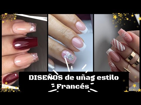 DISEÑOS DE UÑAS ESTILO FRANCÉS #diseñosdeuñas #uñas2023 #uñasentendencia #uñasdecoradas #desingnails