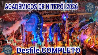 Academicos de Niteroi 2026 Full Parade 4K