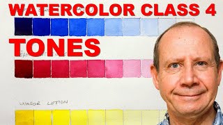 How to produce different watercolor tones. Most important way to add depth to a watercolor painting.