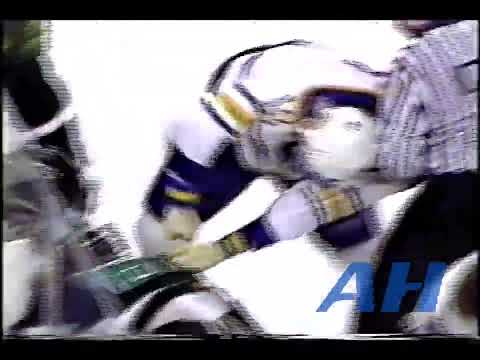 NHL Mar. 31, 1992 Minnesota North Stars v Buffalo Sabres (R) Jim Johnson v Wayne Presley