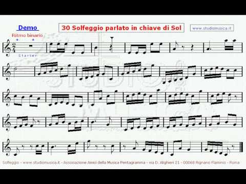 Solfeggio in Sol n 30 demo