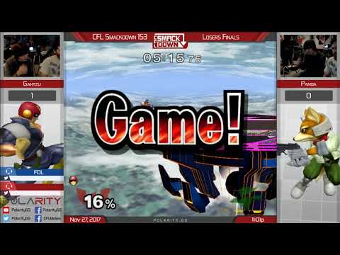 CFL Smackdown 153 Melee - Gahtzu (Falcon) vs Panda (Fox) - Losers Finals