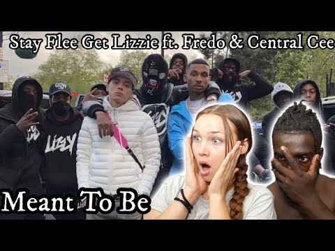 Americans Reacts 🔥 Stay Flee Get Lizzie ft. Fredo & Central Cee - Meant To Be