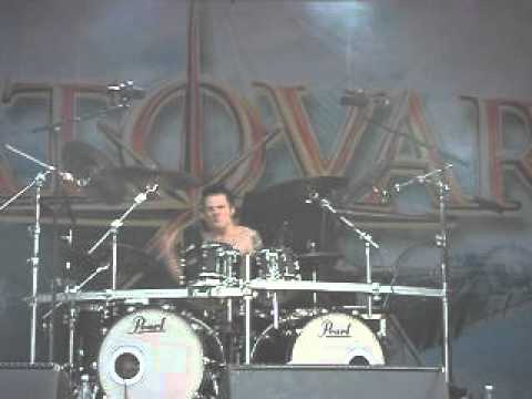 Rolf Pilve the new drummer of Stratovarius at Tammerfest 2012