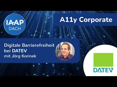 IAAP D A CH Online Seminar A11y Corporate