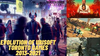Evolution of Ubisoft Toronto Games 2013-2021