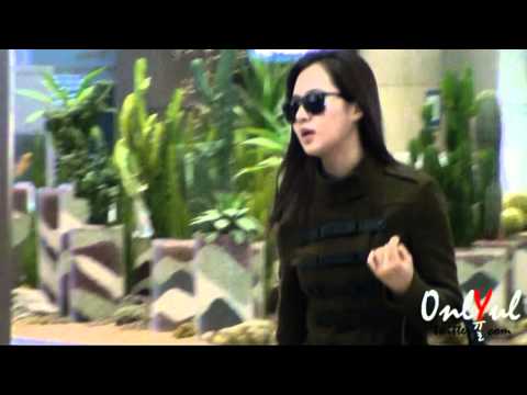 111027 Yuri @ Incheon Airport Arrival