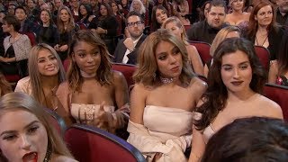 Fifth Harmony Watching Ex-Member Camila Cabello Perform &quot;Crying In The Club&quot;