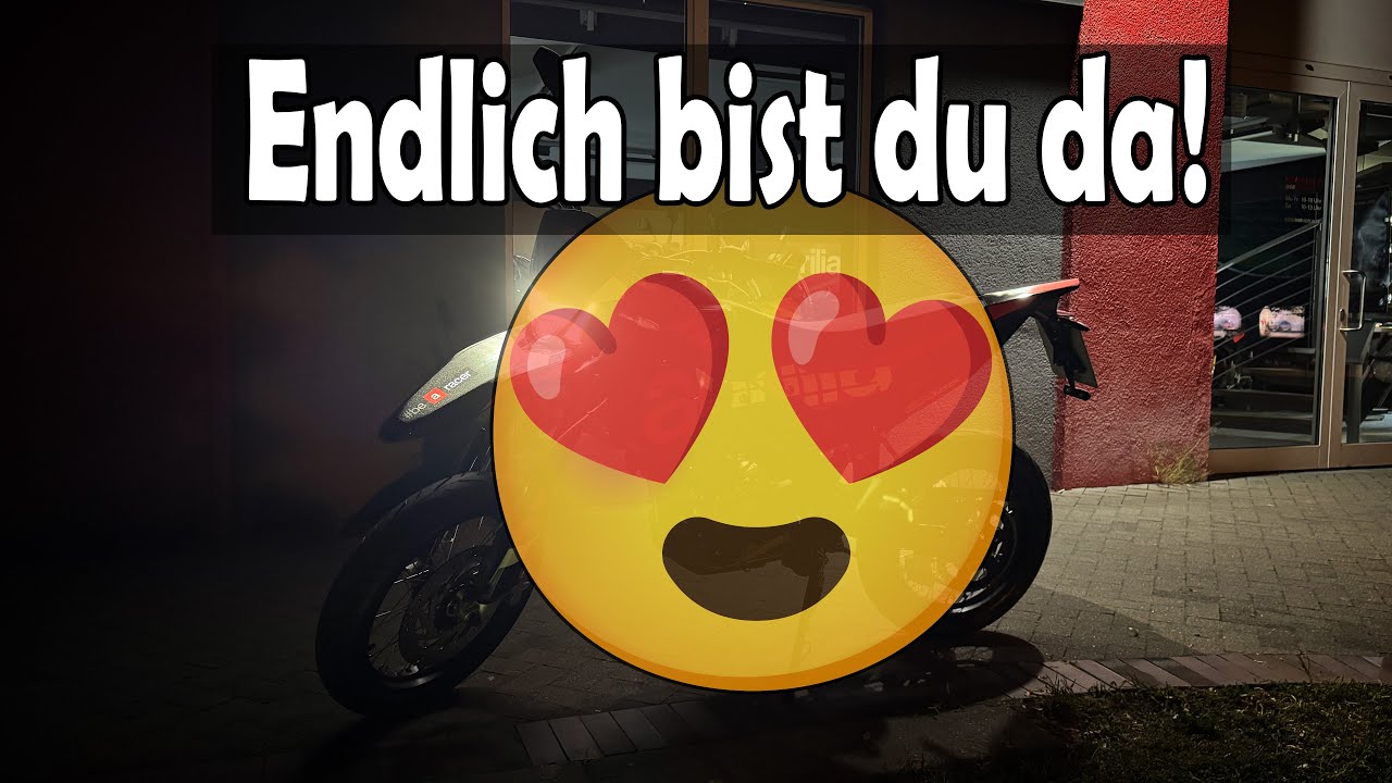 😍Endlich bist du da!😍 Mein erstes Bike - Aprilia SX 125 🏍️ 