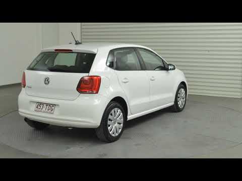 2012 Volkswagen Polo 6R MY13 Trendline White 5 Speed Manual Hatchback