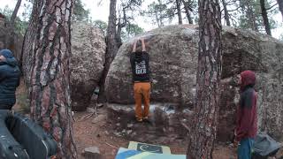 Video thumbnail de Lancelot, 7a. Albarracín