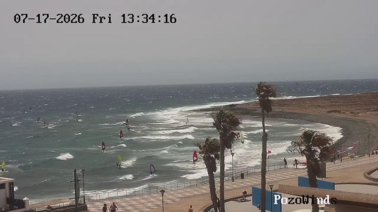 Live webcam view of Pozo Izquierdo Beach Live Cam