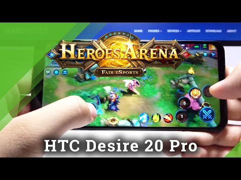 Gameplay of Heroes Arena on HTC Desire 20 Pro – Device Efficiency Test