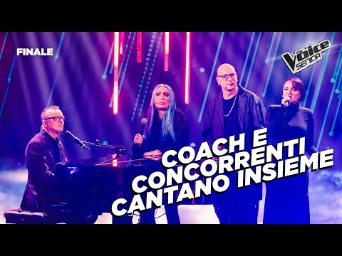 Coaches and Talents sing together "Il mio canto libero", Final | The Voice Senior Italy 2025