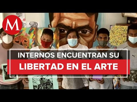 Reclusos emulan a Siqueiros; buscan su libertad a través del arte en Oaxaca