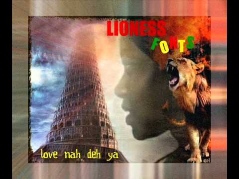 Lioness Fonts  LOVE NAH DEH YA