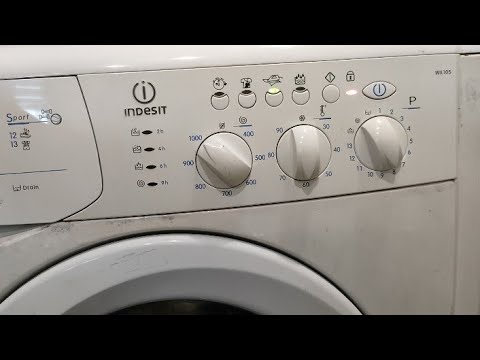 Indesit WIL 105 - again strange behaviour