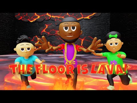 🌋The Floor Is Lava Dance 🥵🔥 Brain Break Songs & Games @whatsthatrhyme