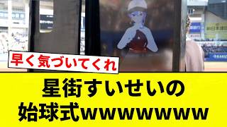 【始球式！！】星街すいせいの始球式wwwwww【プロ野球反応集】