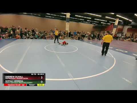 48-49 B Round 1 - Andrew Duvall, Pace Rockwall Training Center Vs Sophia Herrera, Ohana Northeast