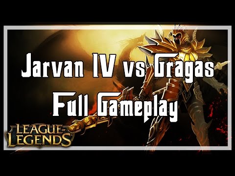 [League of Legends] Jarvan IV vs Gragas - Jungle - Ranked Gameplay - Season 7 - Patch 7.7
