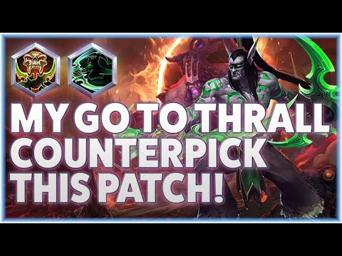 Illidan Hunt - MY GO TO THRALL COUNTERPICK THIS PATCH! - Grandmaster Storm League