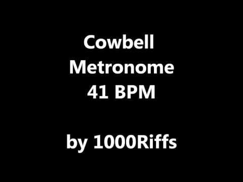 Cowbell Metronome 41 BPM - Beats Per Minute