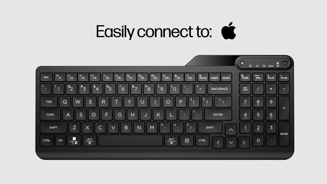 Dual Mode HP 475 Dual Mode Wireless Keyboard JetBlack Product