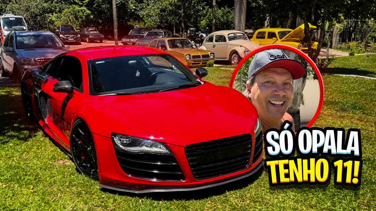 ELE TEM MAIS DE 60 CARROS: DE CHEVETTE A LAMBORGHINI! CONHEÇAM MÚCIO EUSTÁQUIO